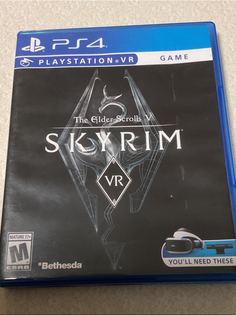 PlayStation PS4 Skyrim VR Game - Black